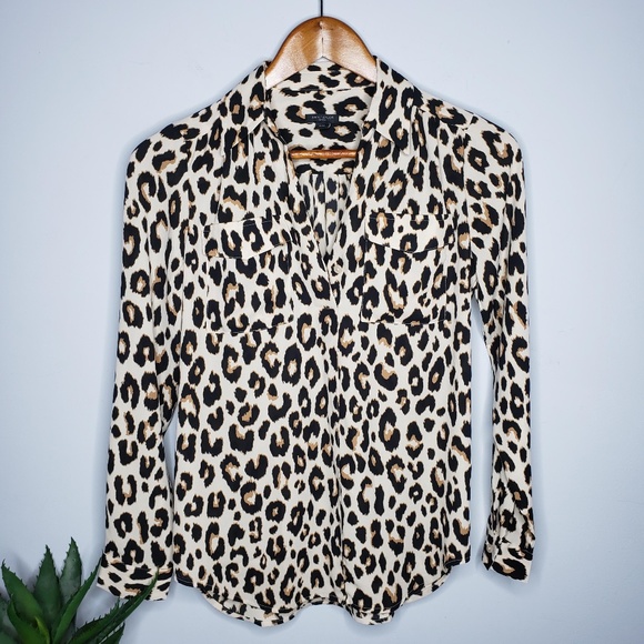 Ann Taylor Tops - Ann Taylor Cheetah Print Top